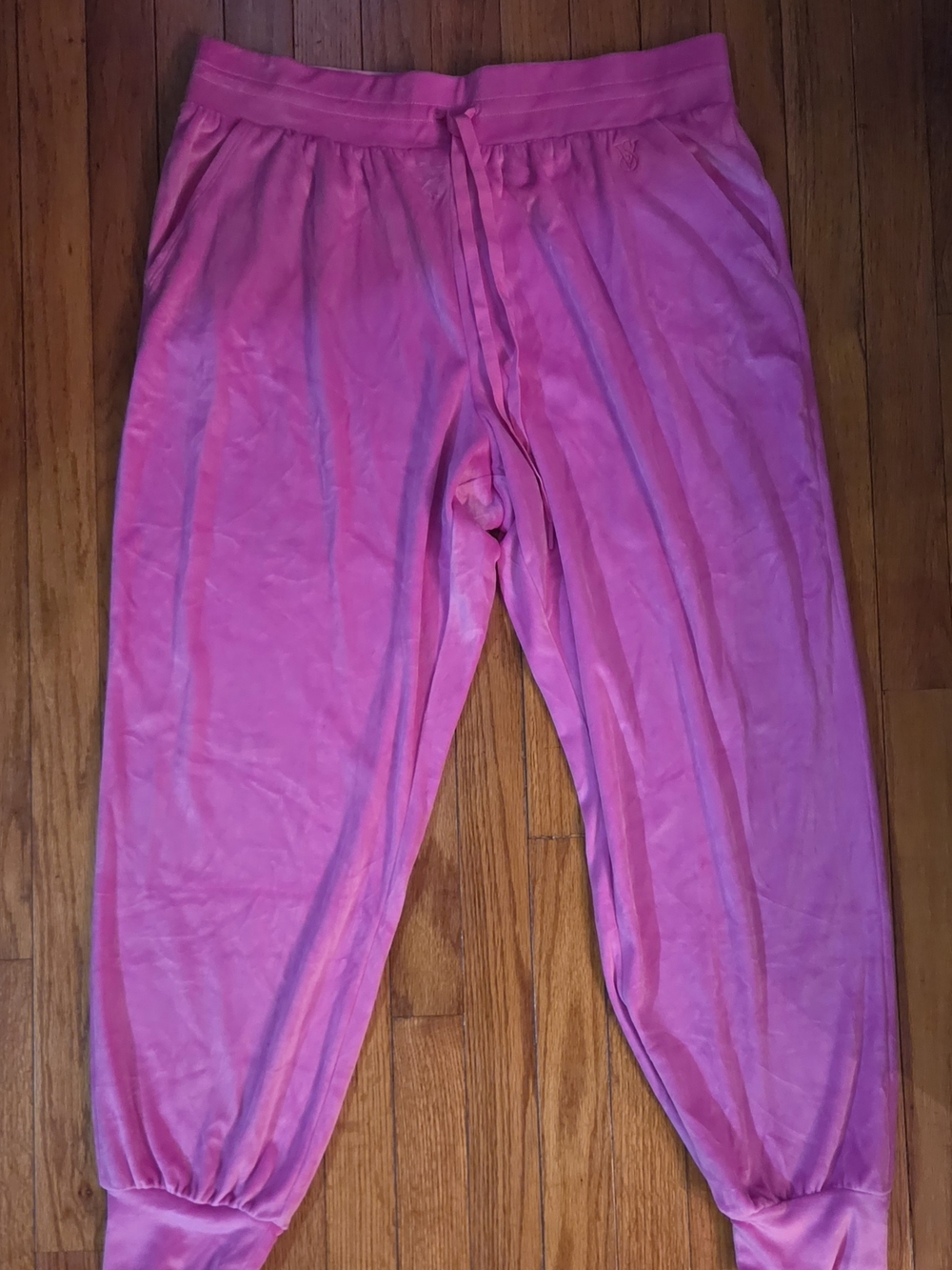 NWT Victoria's Secret Hot Pink Velour Joggers Size XL